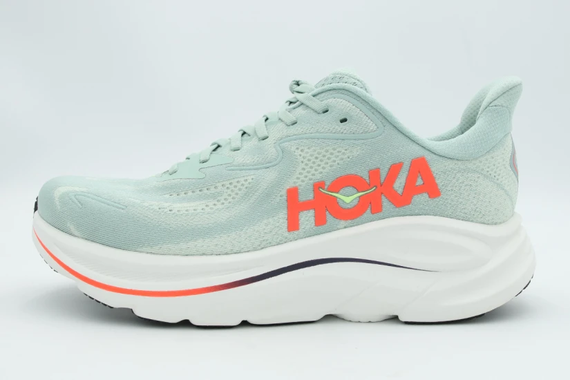 Hoka One One Clifton 10 Ανδρικά Αθλητικά Παπούτσια για Τρέξιμο Μέντα, Πορτοκαλί, Λευκά