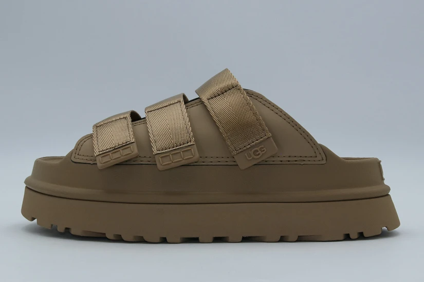 Ugg Goldenglow Slide Γυναικεία Σανδάλια Κάμελ