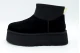 Ugg Classic Mini Dipper Γυναικεία Μποτάκια Μαύρα