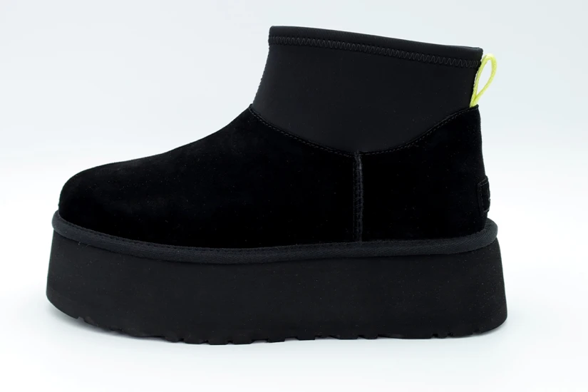 Ugg Classic Mini Dipper Γυναικεία Μποτάκια Μαύρα