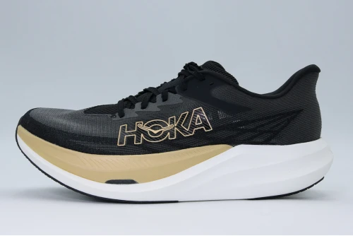 Hoka One One Rocket X 3 Αθλητικά Παπούτσια Για Τρέξιμο (1168724-BKGD)