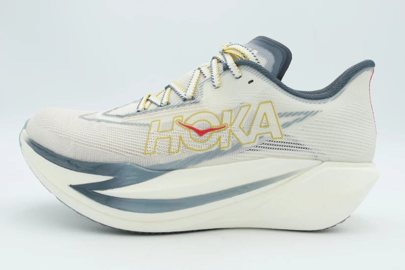 Hoka One One Cielo X1 3.0 Ανδρικά Αθλητικά Παπούτσια για Τρέξιμο Γκρι, Εκρού, Χρυσά