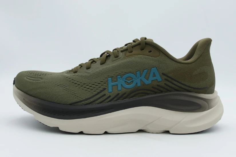 Hoka One One Clifton 11 Ανδρικά Αθλητικά Παπούτσια για Τρέξιμο Χακί, Γκρι, Πετρόλ