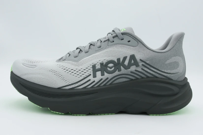 Hoka One One Clifton 11 Ανδρικά Αθλητικά Παπούτσια για Τρέξιμο Γκρι, Μαύρο