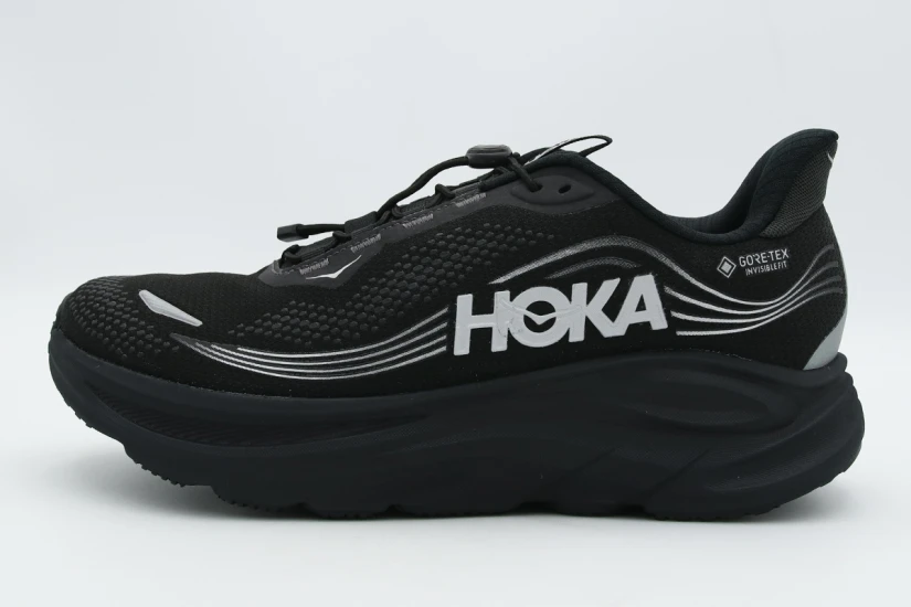 Hoka One One Clifton 11 Gore-Tex Ανδρικά Αθλητικά Παπούτσια για Τρέξιμο Μαύρα, Ασημί