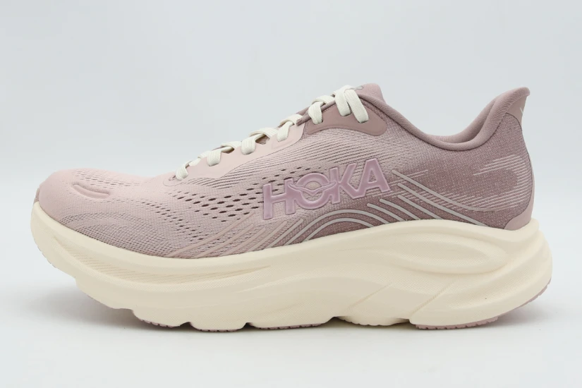 Hoka One One Clifton 11 GLM Γυναικεία Αθλητικά Παπούτσια για Τρέξιμο Ροζ, Εκρού