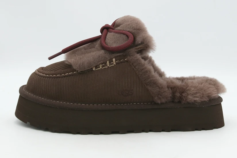 Ugg Disquette Heritage Γυναικείες Παντόφλες Καφέ