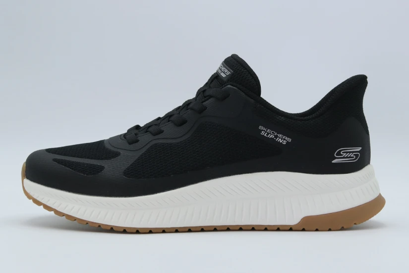 Skechers Bobs Squad 4 Ανδρικά Sneakers Μαύρα, Λευκά, Καφέ