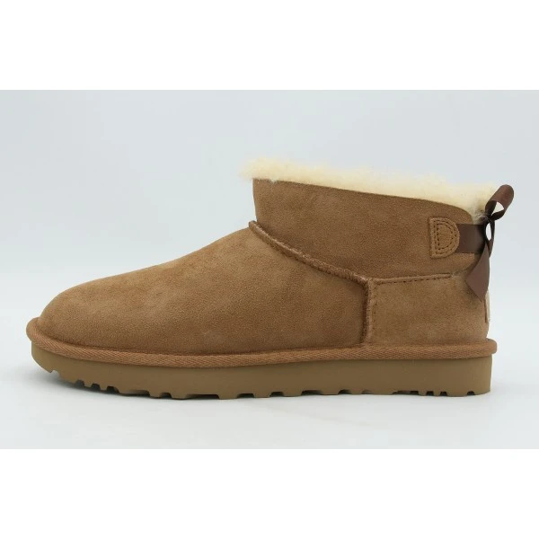 Ugg Ultra Mini Bailey Bow Μποτάκια Μόδας Γυναικεία (1185491 CHE)