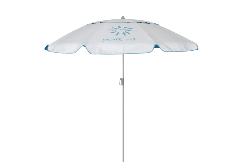 Escape Camping Ομπρέλα Παραλίας Αλουμινίου 2,4M Pe 180Gsm Upf 50- Γαλάζιο (12001)