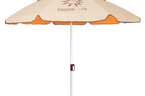 Escape Camping Ομπρέλα Παραλίας Αλουμινίου 2,2M Upf50- | Πορτοκαλί  Μπεζ (12003)