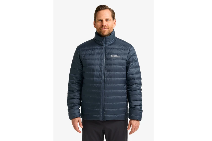 Jack Wolfskin Pilvi Down Ανδρικό Μπουφάν Puffer Μπλε Σκούρο