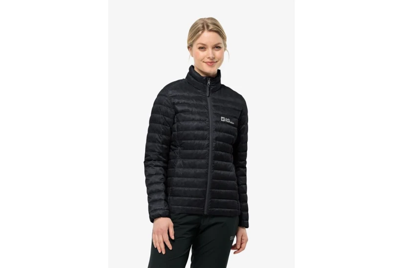 Jack Wolfskin Pilvi Down Γυναικείο Μπουφάν Puffer Μαύρο