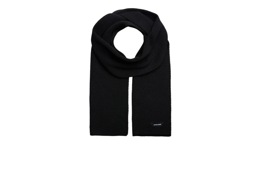 Jack And Jones Jacdna Knit Κασκόλ (12098582 BLACK)