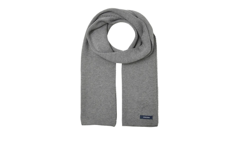 Jack And Jones Jacdna Knit Κασκόλ (12098582 GREY MELANGE)
