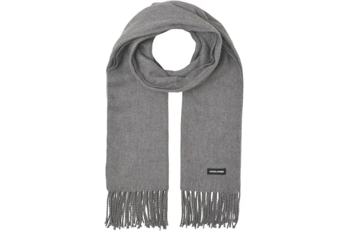 Jack And Jones Jacsolid Woven Κασκόλ (12140332 GREY MELANGE)