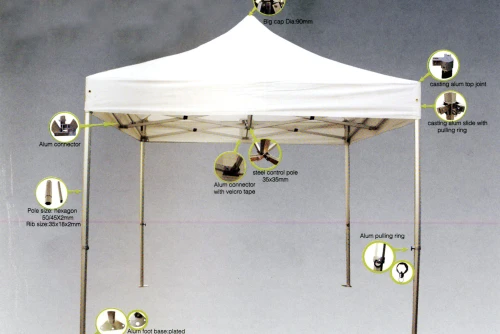 Escape Camping Gazebo Επαγγελματικό 3X4,5 Ενισχυμένος Ιστός (12144)