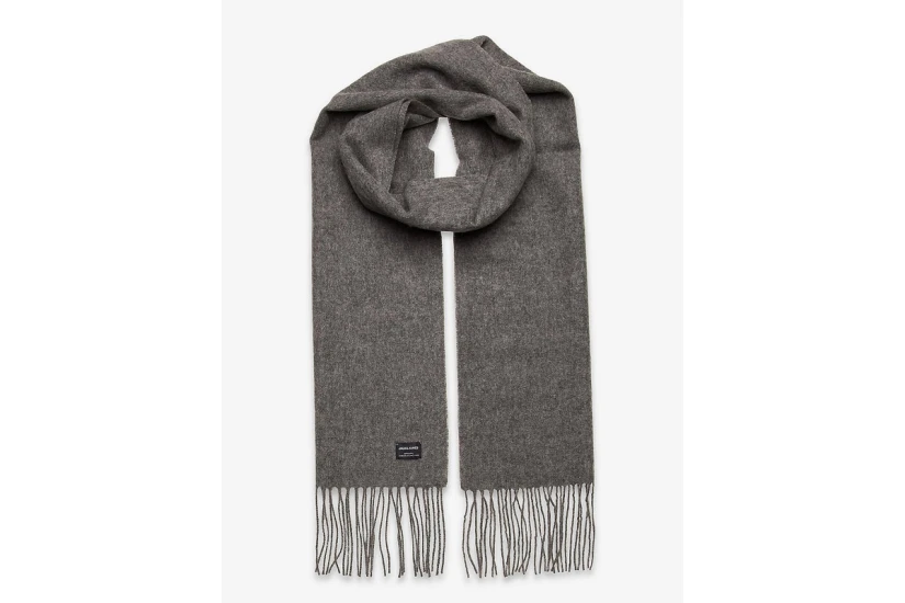 Jack And Jones Jactoronto Woven Κασκόλ (12146197 GREY MELANGE)