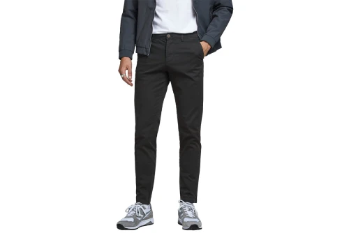 Jack And Jones Jpstmarco Jjbowie Black Παντελόνι Chino Ανδρικό (12150158 BLACK)