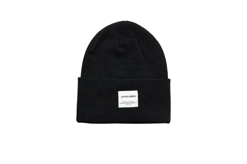 Jack And Jones Jaclong Knit Beanie Noos Σκουφάκι Χειμερινό (12150627 BLACK)