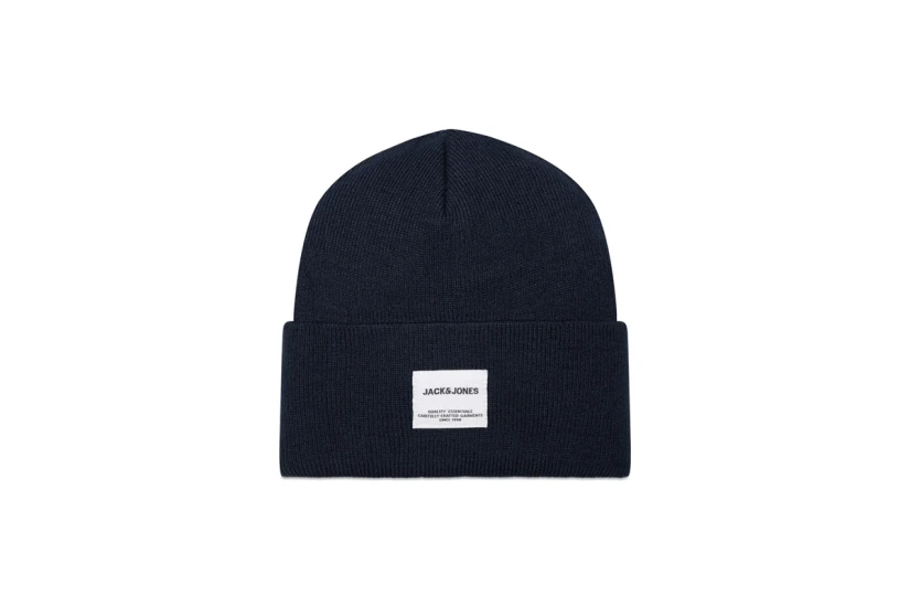 Jack And Jones Jaclong Knit Beanie Noos Σκουφάκι Χειμερινό (12150627 NAVY BLAZER)