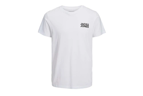 Jack And Jones Logo T-Shirt Ανδρικό (12151955 WHITE-SMALL)
