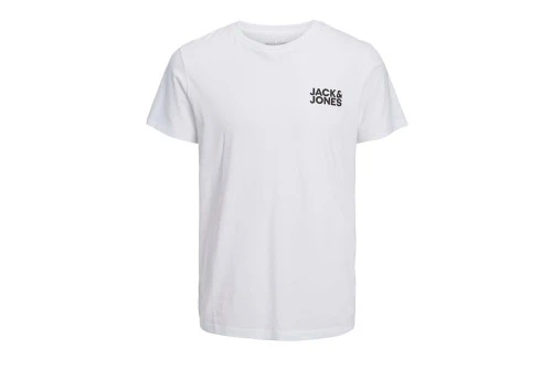 Jack And Jones Logo T-Shirt Ανδρικό (12151955 WHITE-SMALL)