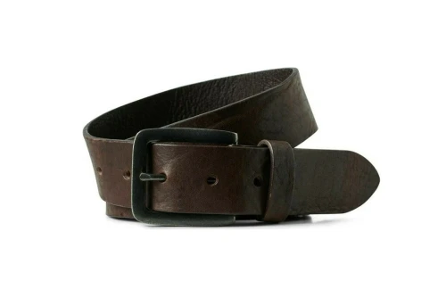 Jack And Jones Jacvictor Leather Belt Noos Ζώνη Casual (12152757 BLACK COFFEE)