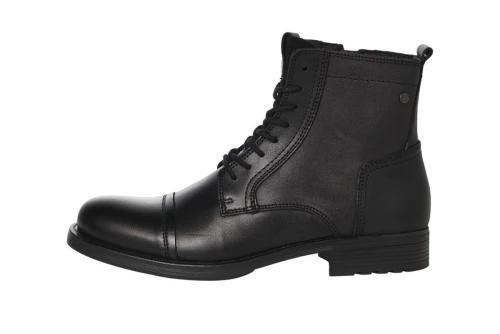 Jack And Jones Jfwrussel Leather Anthracite 19 Ln Μποτάκια Μόδας (12155999 ANTHRACITE)
