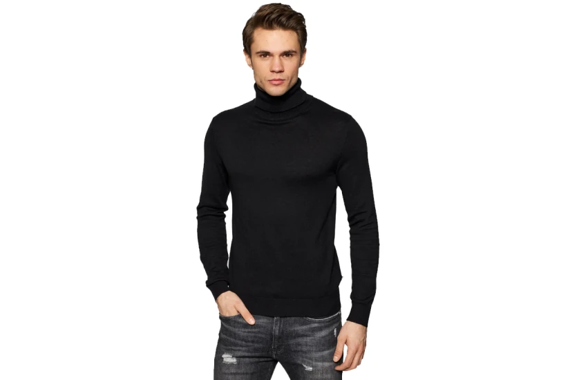 Jack And Jones Jjeemil Knit Roll Neck Noos Μπλούζα Με Ψηλό Λαιμό Ανδρική