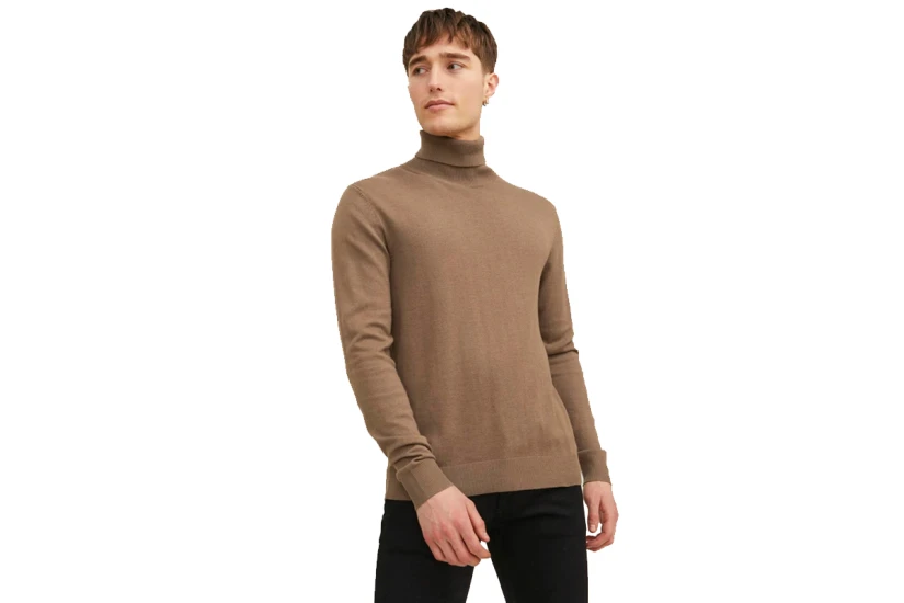 Jack And Jones Jjeemil Knit Roll Neck Noos Μπλούζα Με Ψηλό Λαιμό Ανδρική 