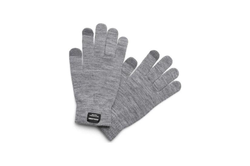 Jack And Jones Jachenry Knit Gloves Γάντια Χειμερινά (12158446 GREY MELANGE)