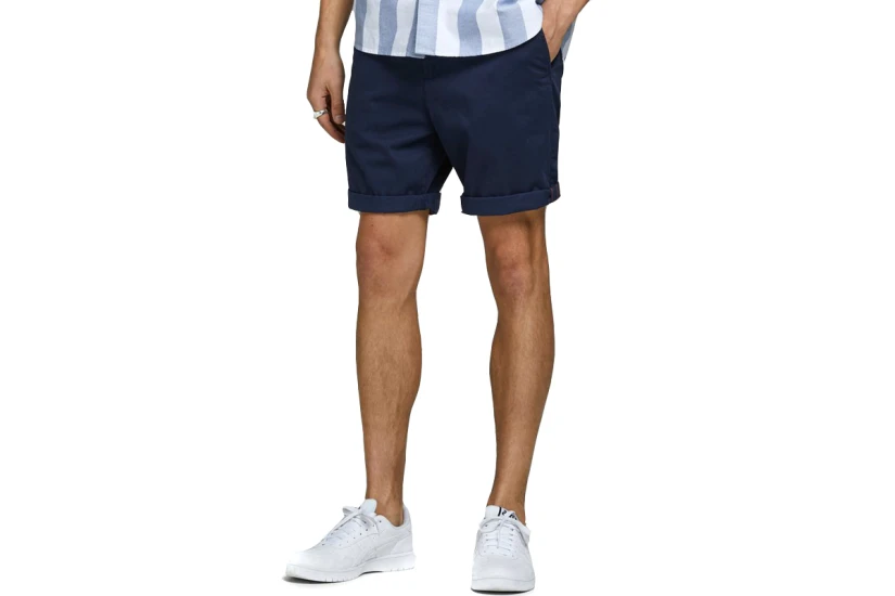 Jack And Jones Jpsrbowie Jjshorts Solid Sa Sn Βερμούδα Chino (12165604 NAVY BLAZER)
