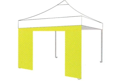 Escape Camping Τοίχος Ανταλλακτικό Με Πόρτα Για Gazebo 3X4,5 (12166)