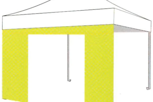 Escape Camping Τοίχος Ανταλλακτικό Με Πόρτα Για Gazebo 3X4,5 (12166)