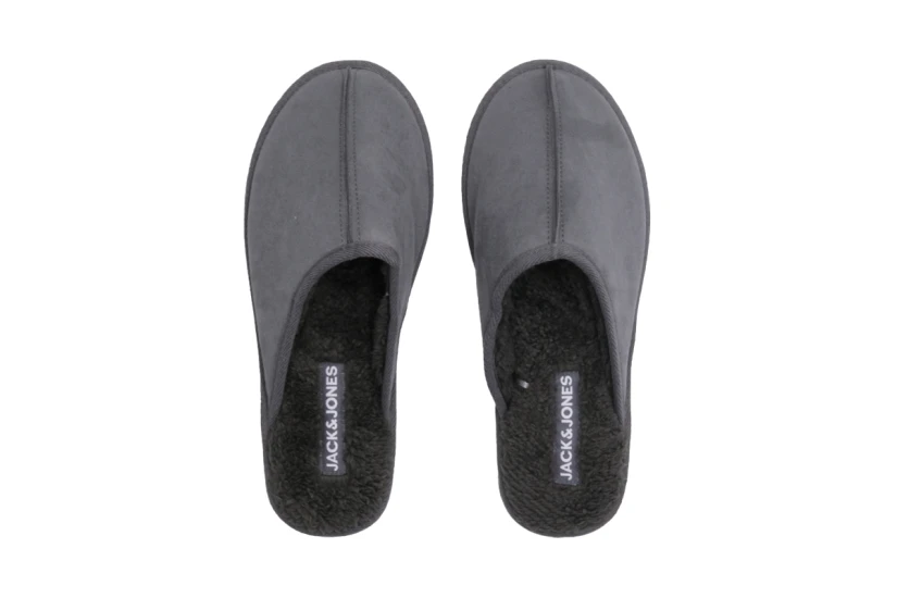 Jack And Jones Jfwoudely Microfiber Slipper (12170310 CASTLEROCK)