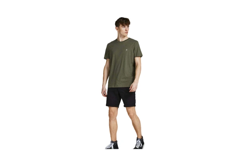 Jack & Jones Jpstdave Ανδρική Chino Βερμούδα Μαύρη