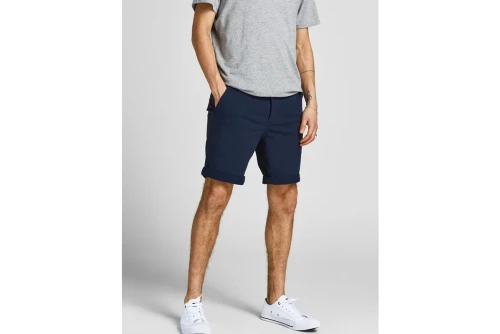 Jack And Jones Jpstdave Βερμούδα Chino Ανδρική (12182549 DARK NAVY)