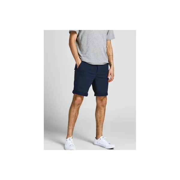 Jack And Jones Jpstdave Βερμούδα Chino Ανδρική (12182549 DARK NAVY)