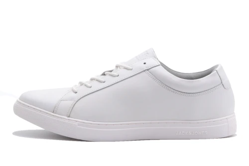 Jack And Jones Jfwgalaxy Leather Sneakers (12202588 BRIGHT WHITE)