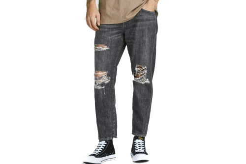 Jack And Jones Jjifrank Jjleen Am 229 Παντελόνι Τζιν  Ανδρικό (12204298 BLACK DENIM)