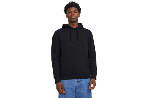 Jack And Jones Jjestar Basic Sweat  Hoodie Ανδρικό (12208157 BLACK)
