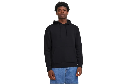 Jack And Jones Jjestar Basic Sweat  Hoodie Ανδρικό (12208157 BLACK)