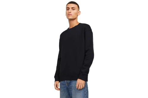 Jack And Jones Jjestar Basic Sweat Crew Neck Noos Μπλούζα Με Λαιμόκοψη Ανδρ (12208182 BLACK)