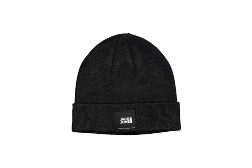 Jack And Jones Jacback To School Beanie Σκουφάκι Χειμερινό (12215849 BLACK)