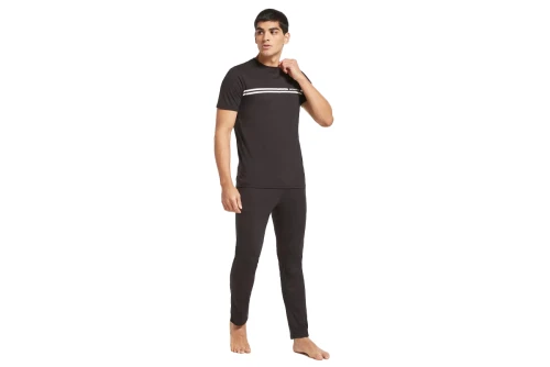 Jack And Jones Jacbasic Ss Tee And Pants Giftbox Σετ Πιτζάμας (12223560 BLACK)