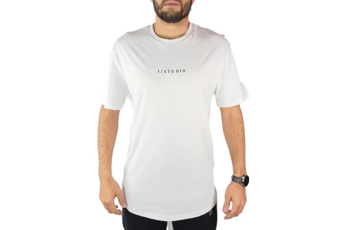Jack And Jones Jjstudio Tee Ss Crew Neck T-Shirt Ανδρικό (12224068 WHITE)