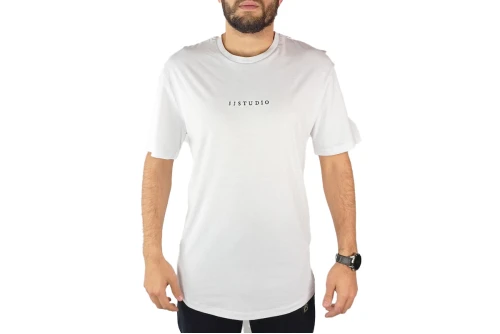 Jack And Jones Jjstudio Tee Ss Crew Neck T-Shirt Ανδρικό (12224068 WHITE)