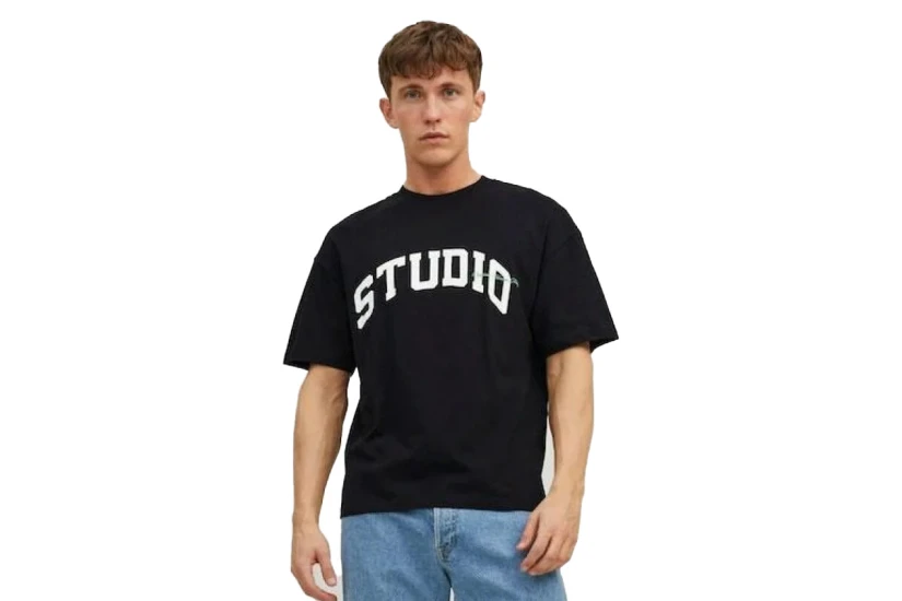 Jack And Jones Jorbrink Ανδρικό Κοντομάνικο T-Shirt Μαύρο