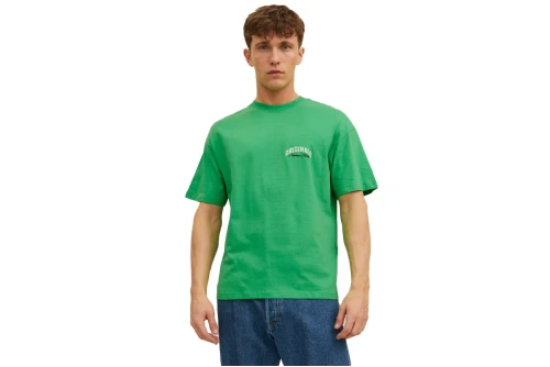 Jack And Jones Jorbrink Studio Tee Ss Crew Neck T-Shirt Ανδρικό (12227718 ISLAND GREEN)